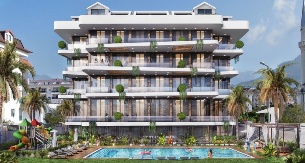 Seasonal apartment in Cikcilli, Alanya